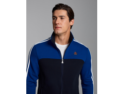 Теплый спортивный костюм мужской  12SKM-1466, ярко-синий