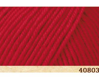 Красный арт.40803  Fibranatura 100% мериносовая шерсть 50г/83 м