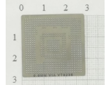 Трафарет BGA для реболлинга чипов VIA VT8235 0.6мм.