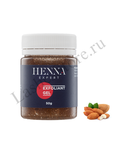 Скраб гель с миндальной крошкой Henna Expert (50 г)