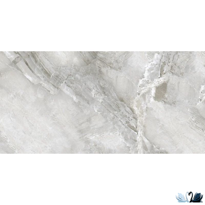 Керамогранит Eurotile Eclipse Grey 627 60x120 см Glossy серый мрамор