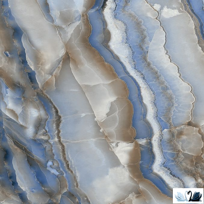 Керамогранит NB CERAMIC Portofino Dark Blue P1154 60 х 60 см серо - синий полированный