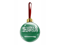 Новогодний ёлочный шар Саудовская Аравия