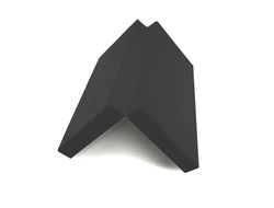 Мат гимнастический 1,0х1,0х0,1 м чёрный складной