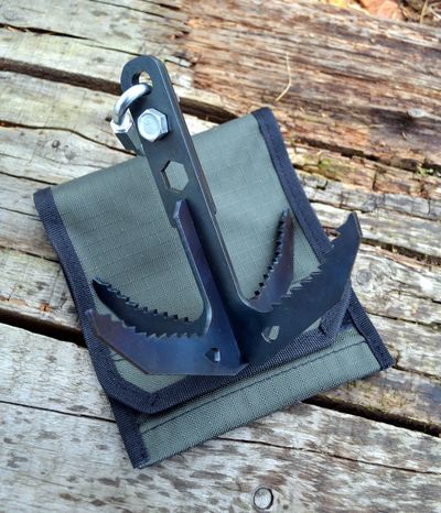 РАЗБОРНАЯ &quot;КРЮК - КОШКА&quot; С ЧЕХЛОМ БЕЗ ВЕРЕВКИ