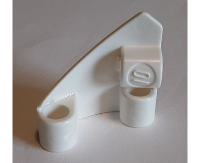 Technic, Panel Curved #10 3 x 3 Tapered Right, White (2403 6513890)