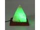 USB Солевая лампа из кристалла Гималайской соли в форме пирамиды