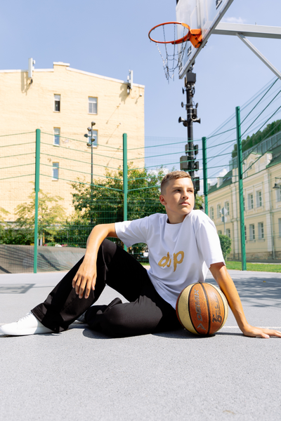 Спортивные брюки с утяжками черные