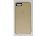Защитная крышка iPhone 7, с логотипом золотистая под кожу
