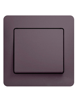 Выключатель одноклавишный Schneider Electric Glossa GSL001412 Purple Haze