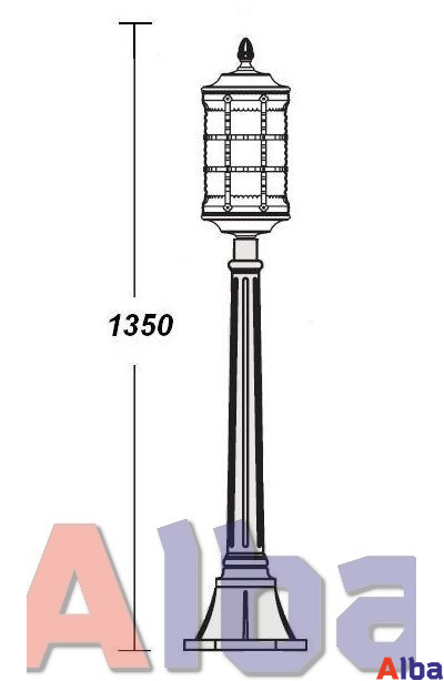 Barselona 81207 bl Парковый светильник