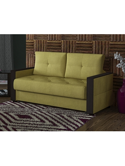 ДВУСПАЛЬНЫЙ УЛЬТРА КОМПАКТНЫЙ БЕСПРУЖИННЫЙ ДИВАН-КРОВАТЬ МАНХЭТТЕН-2, МЕТАЛЛОСКЕЛЕТ С МЕХАНИЗМОМ СЕРДЖИО, С ПОДУШКАМИ И ДЕКОРОМ РУЧЕК