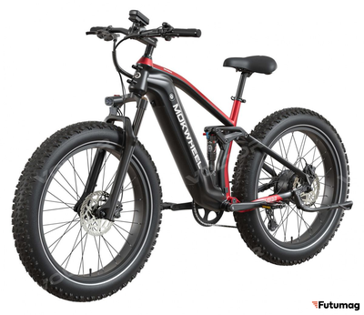 Электровелосипед MOKWHEEL OBSIDIAN 2.0 красный