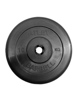 Диск обрезиненный черный MB ATLET d-31 10кг
