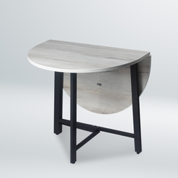 Гелиос стол обеденный раскладной пристенный 100(1100)*900*750 дуб Канадский