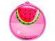 Пенал-тубус BRAUBERG, с эффектом Soft Touch, мягкий, "Watermelon", 22х8 см, 229009