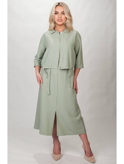 Жакет 4387 _ Юбка 179 мята