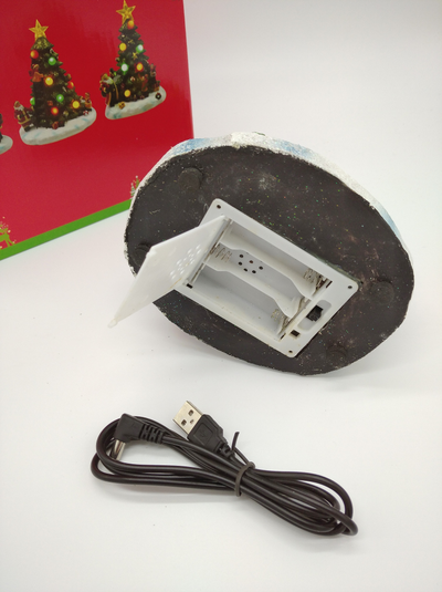 Новогодняя музыкальная композиция "Елка в огнях" 20*17*14см (в ассортименте)