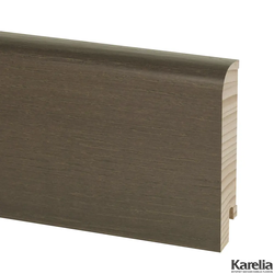 Плинтус напольный Pedross R9 Дуб Грей шпон 80х18х2500 купить в интернет-магазине karelia-floor.ru