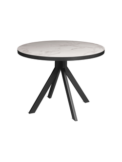 Domenic черный/керамика белый мрамор 100*35х100