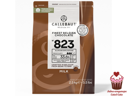 Шоколад Молочный в каллетах 33,6% Barry Callebaut (Бельгия), 2,5 кг