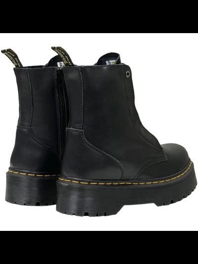 Dr Martens Sinclair Milled Smooth Leather Platform Black