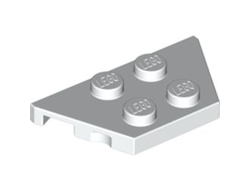 Wedge, Plate 2 x 4, White (51739 / 4249506)