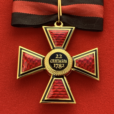 Орден Святого Владимира 3-й степени, с бантом из муаровой ленты. Полноразмерная копия LUX! Лот № 77.
