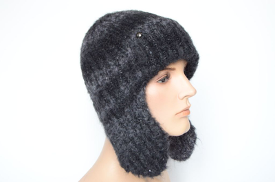 Шапка ушанка Vizio 200 UO черная