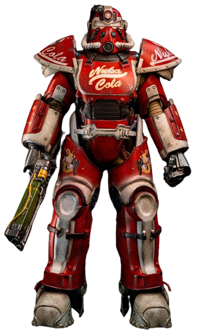 Силовая броня Т-51 "Нюка-Кола" (серия Fallout) - Коллекционная фигурка 1/6 Fallout T-51 Nuka Cola Power Armor (3Z07730W0) - Threezero