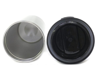 Кружка СЛЕДОПЫТ-PALERMO изотермическая, с откидной ручкой, нержавеющая сталь, 500 мл