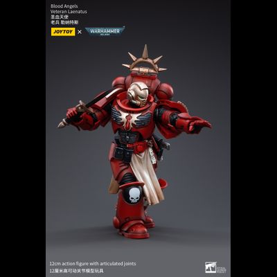 Ленатус, ветеран Кровавых Ангелов (Warhammer 40k) - КОЛЛЕКЦИОННАЯ ФИГУРКА 1/18 Blood Angels Veteran Laenatus (JT3402) - JOYTOY