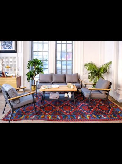 Диванная группа Concorde L темный графит