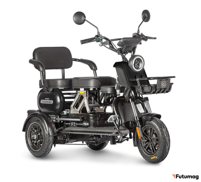 Электротрицикл Wanshida UN MOTO 60V 650Вт черный