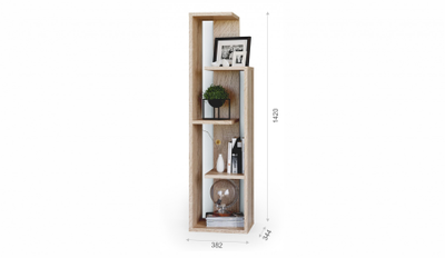 Стеллаж Омега, дуб сонома