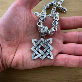 Цепь с Славянскими оберегами
