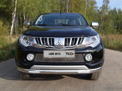 Защита передняя нижняя (овальная с ДХО) 75х42 мм