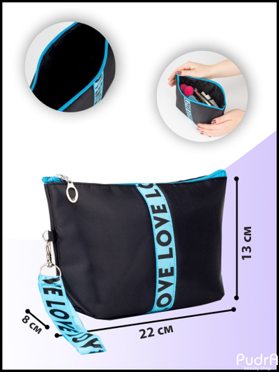 Косметичка-сумочка, отдел на молнии, с ручкой