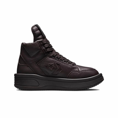 Converse x Rick Owens DRKSHDW DRKSTAR Turbodrk Weapon темно-коричневые высокие