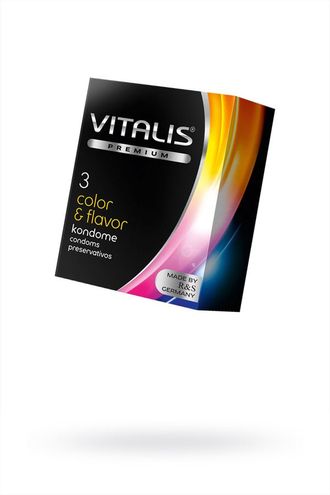 268 Презервативы №3 Vitalis Color&flavor
