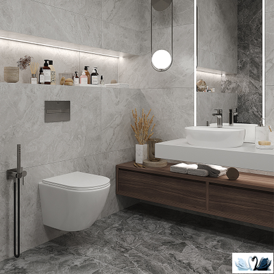 Керамогранит Staro Oasis Omani Gris 60х60 см глянцевый