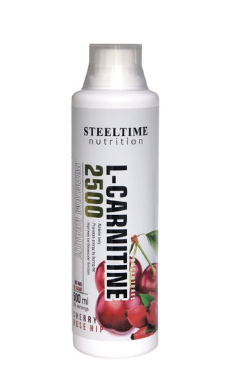 (Steeltime Nutrition) L-Carnitine 2500 - (500 мл) - (яблоко)