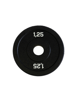 Диск бамперный 1,25 кг (черный) Original FitTools