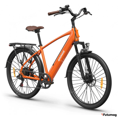 Электровелосипед QRONGE Meteors оранжевый