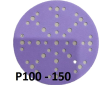 СМиТ CERAMIC Violet шлифовальный диск на липучке; диаметр 150 мм / P100 — 49 отверстий арт. АС73393