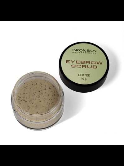 Скраб кофейный BRONSUN для бровей "Coffee Eyebrow Scrub" (10 г)