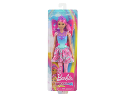 Barbie. Кукла Barbie Dreamtopia с высотой 30 см "Фея с сиреневыми волосами со съемными крыльями и короной" / GJJ98-GJJ99