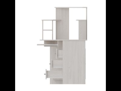 Стол компьютерный Каспер ясень белый Ш1300хВ1300хГ801