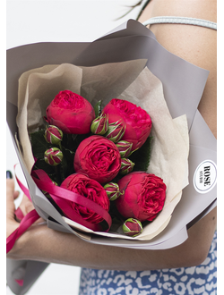 Букет из 5 пионовидных роз