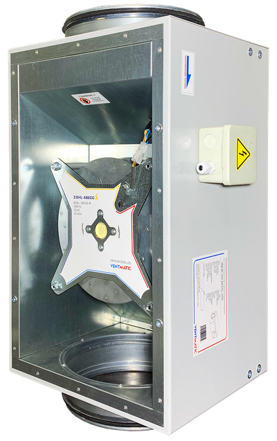 ВЕНТИЛЯТОР ШУМОИЗОЛИРОВАННЫЙ VMVK-SH-ZA25L-250